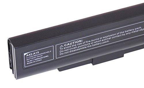 14.4V 4400mAh Ersetzen Laptop akku A42-A15 A32-A15 FPCBP343 FPCBP344 63Wh für Medion Akoya E6222 E7219 MD97874 MD97877 MD97879 E6228 MD98980 MD99050 E7220 E7222 MD99030 MD99060 P6816 P7816 P7818 für Fujitsu Lifebook NH532 - 8