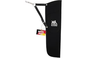 ‎ELTORO elToro Base² Seitenköcher Bogenschießen 50 cm – Leichter Köcher für Rechtshänder und Linkshänder mit Zubehörtasche – Cordura, Gürtelclip – viele Farben