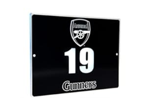 ARSENAL FC Arsenal F.C. Metal Door Plaque