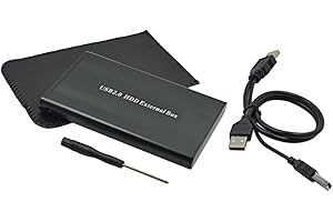 DIGIFLEX Carcasa para Discos Duros IDE de 2,5" con Puerto USB para Ordenador portátil y PC