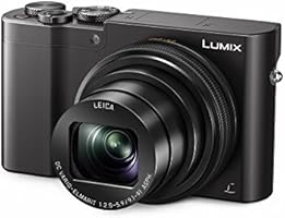 Panasonic Lumix DMC-TZ101EGK Premium Travelzoom Kamera (20,1 Megapixel, 10x opt. Zoom, 7,6 cm (3 Zoll) Display, 4K Foto 30B/s, Post Fokus, 4K25p Video, Sucher) schwarz