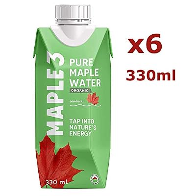 Maple3 - Eau d'érable pure biologique - Pack 6 x 330ml - Pure organic maple water