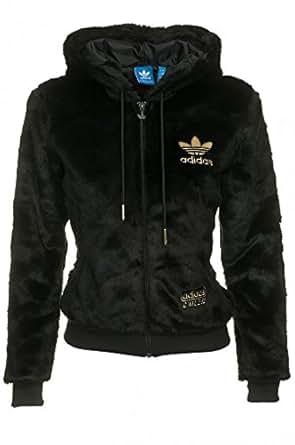 furry adidas jacket