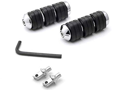 Rider Front & Rear Passenger Footrests Foot Pegs Motor Foot Rests 2PCS Fit For 2003 2004 2005 2006 2007 2008 2009 2010 2011 2012 Triumph SpeedMaster