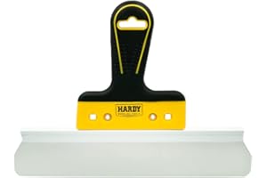 AXPPIN HARDY Couteau à enduire - Spatule de Plâtrier - Manche Bi-matière - Acier Inoxydable -Travail Précis - Pour Finition Des Surfaces - Usage Professionnel Et Amateur - Taille Fonctionnelle 30 cm