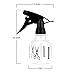 Anself Salon Bottle Plastic Hairdressing Watering Can Water Spray for Barber Hair Tool Haircut Mist Sprayer 300ml