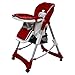Baby High Chair Bordeaux Red Height Adjustable