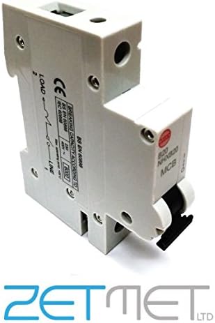 Wylex NHXB20 20 Amp Single Pole Type B 230V 6kA Circuit Breaker MCB (NSB20)