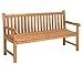 Produktbild Gartenmöbel Gartenbank CORDOBA Teak 3 - Sitzer (150 cm)