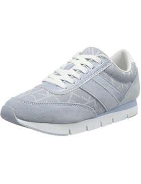 Calvin Klein Jeans Damen Tea Ck Logo Jacquard/Patent Sneakers