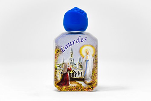 1 Lourdes Wasser Flasche gefüllt mit Lourdes Wasser & Blessed.