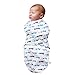 Clevamama 3-in-1 Happy Sleep Baby Swaddle Wrap (0-3 Months, Blue)