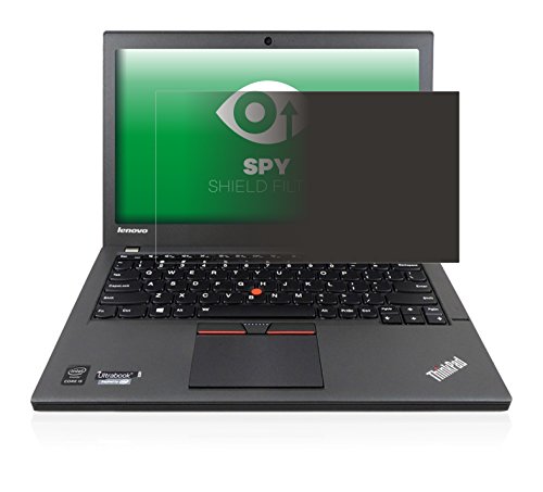 upscreen Spy Shield Filter Blickschutzfilter Lenovo ThinkPad X250 Non-Touch – Blickschutz, Sichtschutz, Kratzfest, Blendschutz, Made in Germany - 2