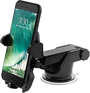 HSR Car Accessories Long Neck One Touch 360 Degree Rotation Universal Car Dashboard Mount Mobile Phone Holder