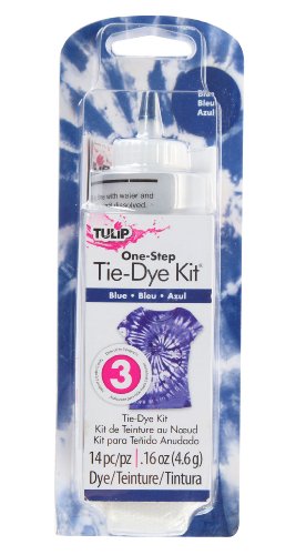 One Step Blue Tie-Dye Kit - Set of 14