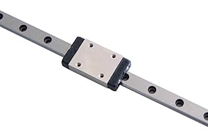 KGTCN Guía lineal MGN7H 150 mm de longitud, mini rodamiento de acero, riel lineal con 1 pieza de alta precisión MGN7H rodamiento bloque deslizante, para impresora 3D XY y máquina CNC