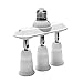 Produktbild REFURBISHHOUSE 3 in 1 E27 Adapter Konverter Horizontal Entworfen 360 Grad Einstellbar 180 Grad Biegsamen Licht Buchse Splitter