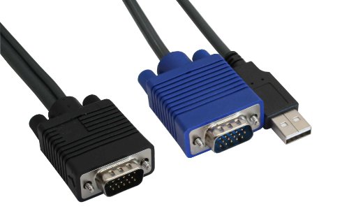 INLINE KVM Switch Adapter (2-Port, VGA, USB, Audio) schwarz - 3