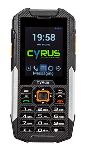 Cyrus CYR10031 6,1 cm (2,4 Zoll) Outdoor Hybrid Smartphone CM16 (5MP, Android)