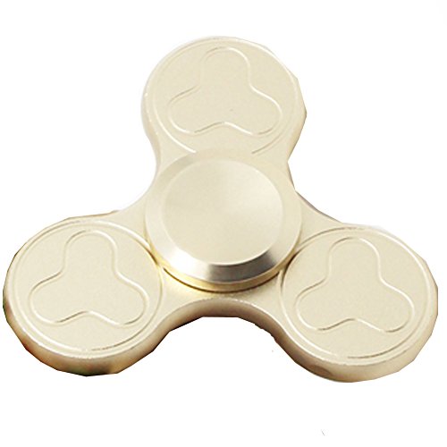 Hand Spinner Stress Relief Toy, EDC Fidget Spinner High Speed Stainless Steel Made Bearing ADHD Focus Anxiety Relief Toys for Killing Time , Made High Speed (Gold) Hand Spinner Stress Relief Toy, EDC Fidget Spinner High Speed Stainless Steel Made Bearing ADHD Focus Anxiety Relief Toys for Killing Time , Made High Speed (Gold)