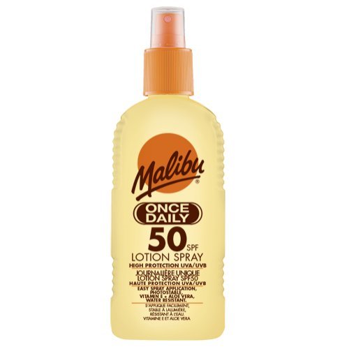Malibu Once Daily Lotion Spray with SPF50 200 ml