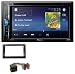 Produktbild caraudio24 Pioneer AVH-A100DVD AUX USB 2DIN MP3 DVD CD Autoradio für VW Golf 4 Polo T4 Fox Passat ISO