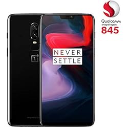 OnePlus 6 - Smartphone de 6.28" (Pantalla AMOLED 19:9 FullHD, cámara dual 16+20MP, 6GB de RAM, hasta 64GB de memoria, Qualcomm Snapgradon 845) negro (mirror black)