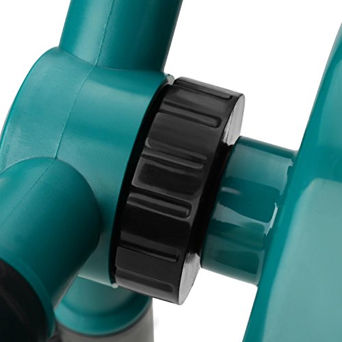 SOLEDI Garten Rasensprinkler Garden Sprinklers 3 Arm Rotary 360 Grad Drehung 26ft-32,8ft Spray Entfernung - 4