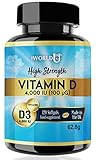 Vitamin D3 4000IU Softgels Rapid Absorption Vitamin D for Maintaining Normal Bones and Teeth, Muscle Function and Immune System. Made in The UK. Non-GMO. Gluten and Dairy Free.