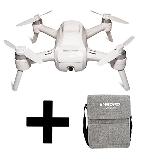 Preisvergleich Produktbild Yuneec Breeze kompakter Quadrocopter mit Premium 4K-UHD-Kamera + Tasche