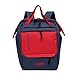 Produktbild CLOOM Canvas Schulrucksack Mädchen Jungen Jugendliche Bbackpacker Rucksack Schwarzer Rucksack Damen Herren Leinwand Dual Handtasche Student Tasche Umhängetasche Schultasche Reisegepäck (Rot)