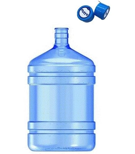 Canister 5 liter blauw met schroefdop, originele sluiting