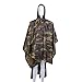 Produktbild JullyeleDEgant Multifunktions Unisex Regenmantel Rucksack Regenschutz Poncho Picknick Boden Matte Durable Regenbekleidung Für Outdoor Wandern Camping