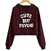 Produktbild Yanhoo Herbst Damen Pullover Dünne Mode Patchwork Langarm Rundhals Sweatshirt Pulli Langarmshirt Tops Oberteile