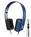 Price comparison product image Langston ® i.onik TM3 Series 1 / i.onik TW Series 1 10.1" Inch Tablet Blue Deep Bass Foldable HD Headphones (iM-8) with Microphone and Remote