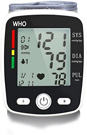 LL-Blood Pressure Monitor Wrist Accurately Detects Blood Pressure Heart Rate & Irregular Heartbeat, Large LCD Display?Voice sphygmomanometer