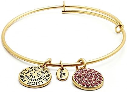 Chrysalis Pink Tourmaline Good Fortune Bangle