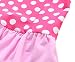 Attraco Baby Girls One Piece Swimwear Cute Polka Dot Swimming Costume Princess Bowknot Bathing Swimdress