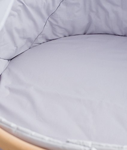 ComfortBaby® classic jersey bed sheets, suitable for SmartGrow 7-in-1 baby bed, for round and oval mattress, pack of 2