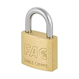 candado fac arco  Fac seguridad - Candado arco normal 30mm laton (en caja)