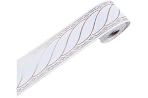 YOOTIKO Wall Borders Self Adhesive Wallpaper Stickers Cabinet Mirror Frames Decorative Strips Peel and Stick PVC Floor Guide Lines Molding Decal Trim for Living Room Bedroom Bathroom Kitchen Tiles