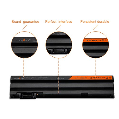LENOGE Hochleistung Li-ion Akku Ersatz Laptop Batterie 11.1V 7800mAh Für DELL Latitude E6420 E5530 E5520m E5520 E5420 E5420N-Series E5430 E5530 E6420 E6420N-Series E6430 E6430 ATGE6520 - 5
