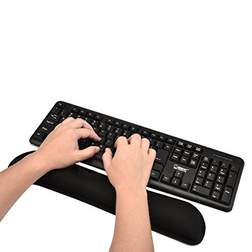 LEDMOMO Rest Handgelenkstütze Maus und Keyboard Wrist Rest mit Memory-Schaum, ergonomische Kissen Handgelenkstütze zum Arbeiten und spielen - 6