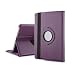 Produktbild JHLD Zum Mini1234 Litschi Leder Fall IPad234 Anti-Fallen Luft2 Halterung Profi10.5 Drehung 12.9/9.7-Lila-iPad12.9
