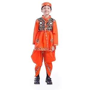 Fancydresswale Gujrati boy Traditional and Garba Dress Multicolor (4-5 Years)