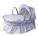 Moses Dressings Set White with Blue Embroidered Trim by eBabygoods