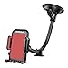 Price comparison product image Windscreen Phone Holder, Mpow Long Arm Car Phone Mount iPhone Car Holder with Dashboard Base and Dual Suction Windshield Car Mount for iPhone 7 6 Samsung S7 S8 Note 5 LG HTC and other Smartphone, Red