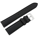 [Change Strap for Watch 20mm] Adjuster Spring rod type Black leather belt