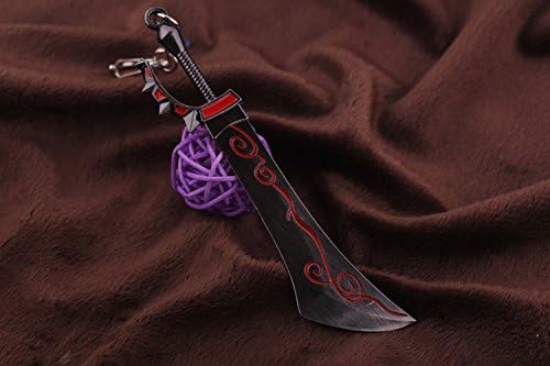 Game accessories, game peripheral weapon pendant, game surrounding weapon key buckle.-Sunny rainbow (DM73)