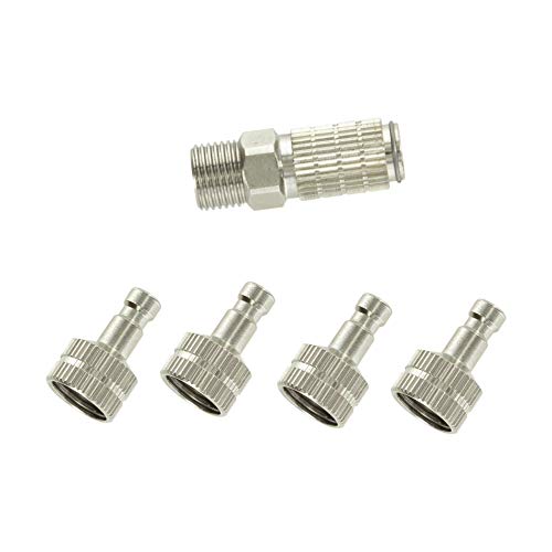 Spraycraft 1/8” Coupler & 4X Female Connectors, Metal